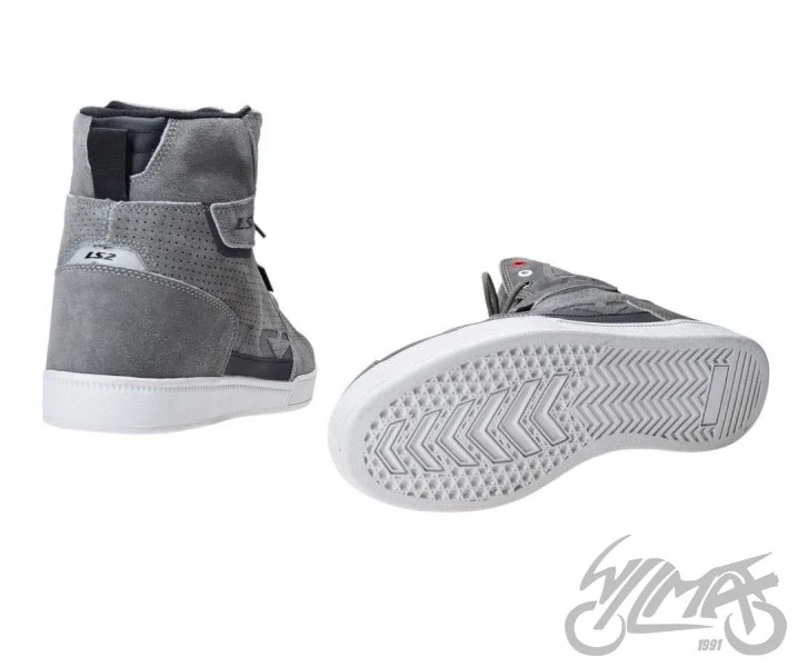 Buty motocyklowe LS2 Downtown — ciemnoszare, rozmiar 46 — ujęcie 2
