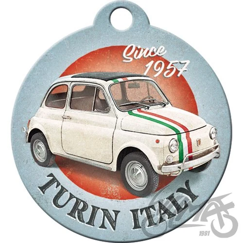 Brelok do kluczy Fiat 500 turin 48050 — ujęcie 2