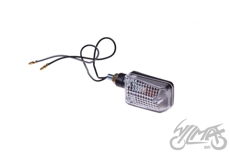 Kierunkowskaz mini krótki, czarny, wariant jasny — BA9S 12 V 23 W, AL12796 — ujęcie 1