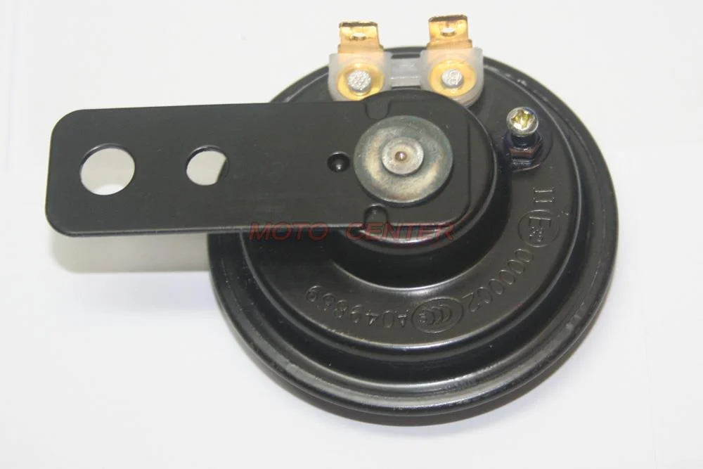 Klakson sygnał dźwiękowy 12V (czarny śr. 71,6 mm) — ujęcie 2