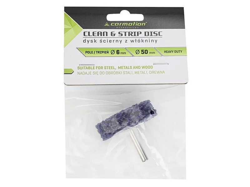 Dysk trzpieniowy z włókniny do usuwania rdzy fi 50mm x 15mm — ujęcie 4