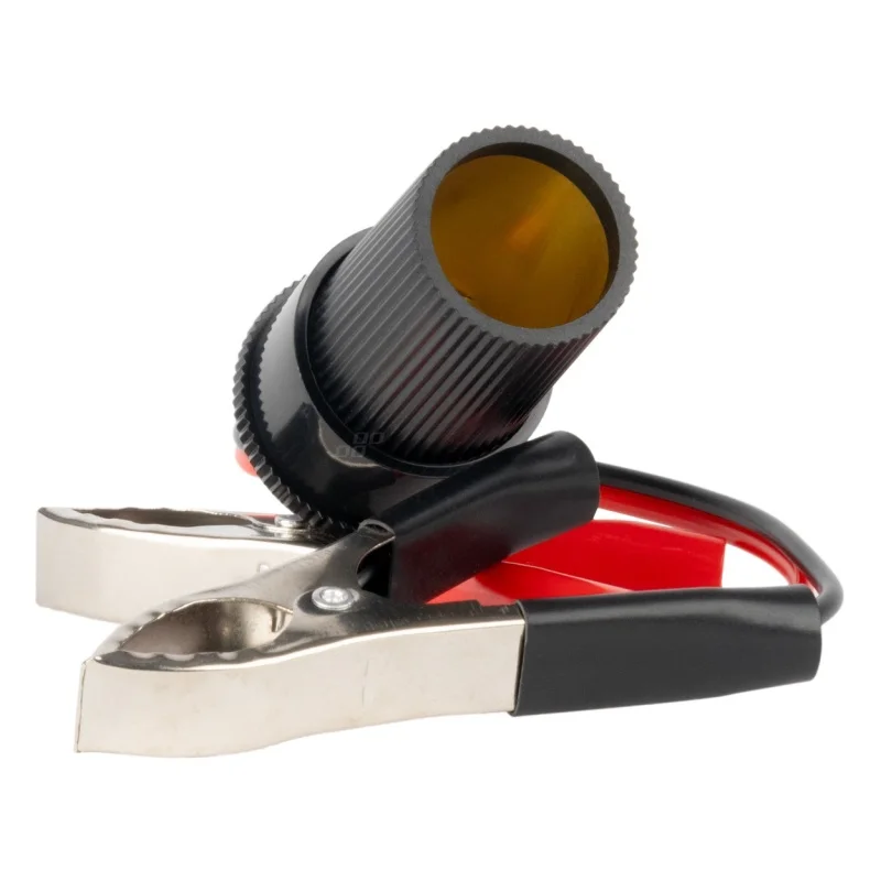 Adapter krokodylki do gniazda zapalniczki 12V 24V 15cm — ujęcie 3