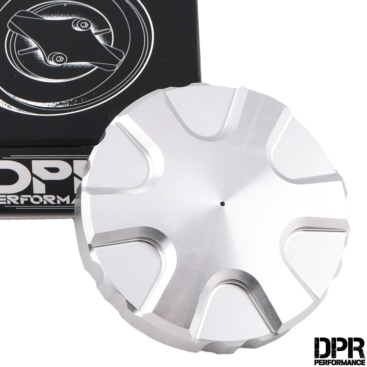 Korek zbiornika paliwa Simson aluminium CNC V8 srebrny DPR Performance — ujęcie 1