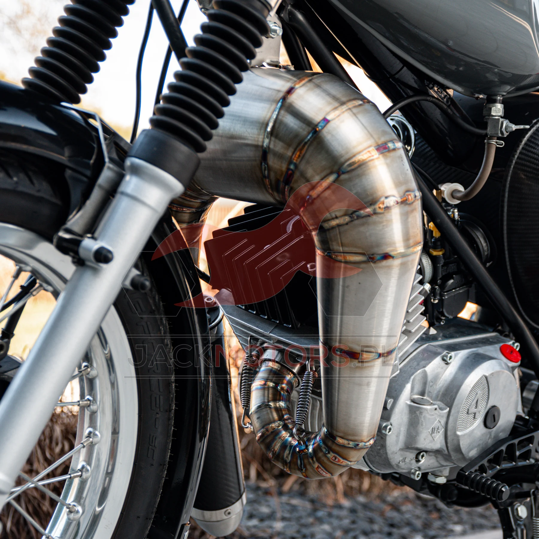 Tłumik Simson cross mtx 130 DPR Performance · czarna Evo (VM7435) — ujęcie 9