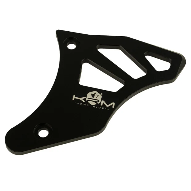 Pokrywa zębatki zdawczej KRM Pro Ride czarna aluminium CNC Derbi D50B0 / EBS050 — ujęcie 1