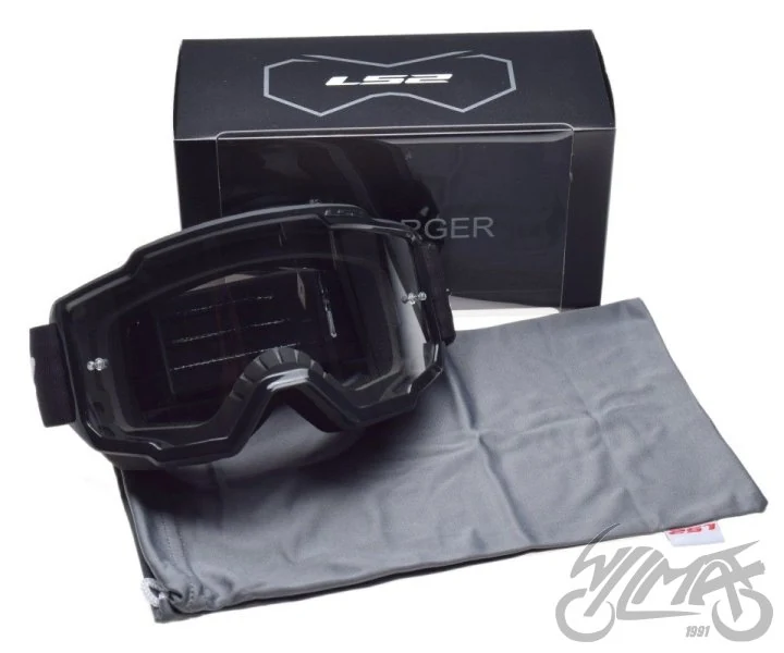Gogle LS2 Charger czarne clear visor