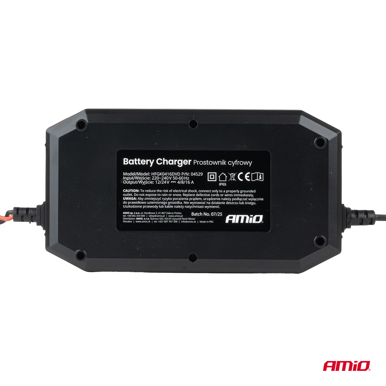 Prostownik cyfrowy z wspomaganiem rozruchu AGM GEL STD LFP MAX 16A 12 V 24 V PRO — ujęcie 6