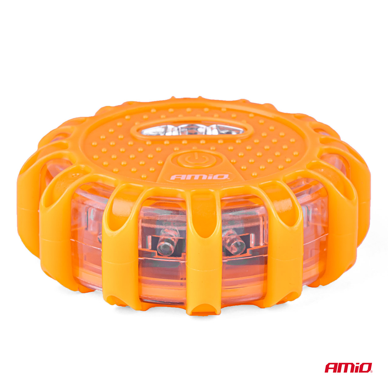 Lampa ostrzegawcza awaryjna z funkcją latarki 3xAAA IP65 12SMD + 3SMD światło pomarańczowe — ujęcie 5