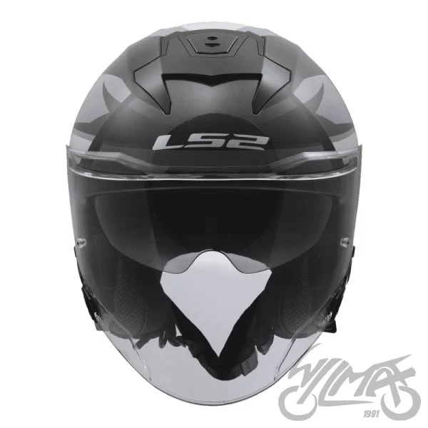 Kask LS2 OF618 verso II ventur grey XL — ujęcie 2