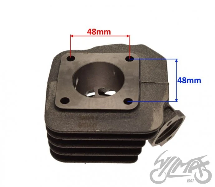 Cylinder GS 7 do Hondy i wybranych skuterów 2T, Ø41 mm — AY3104B — ujęcie 2