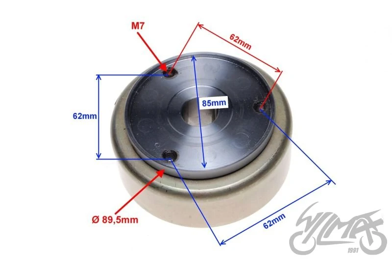Koło magnesowe silnik 156FMI — ujęcie 2
