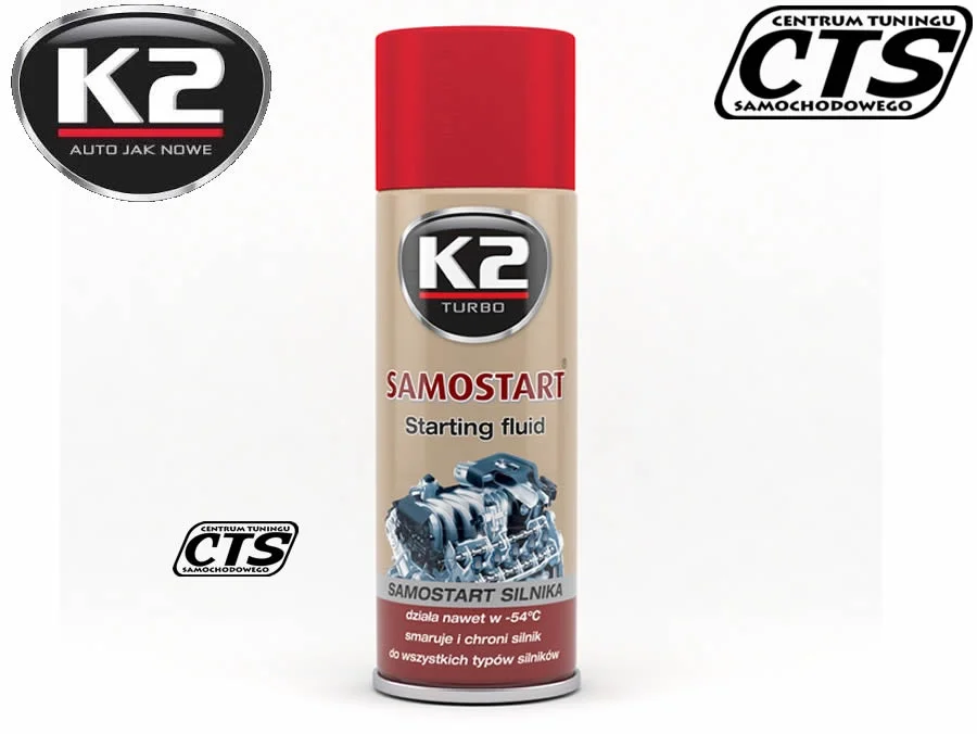 K2 SAMOSTART 400 ML do silnika działa nawet w -54°C