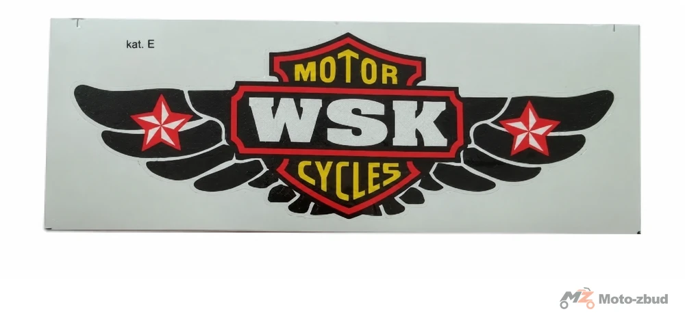 Nalepka WSK czarna