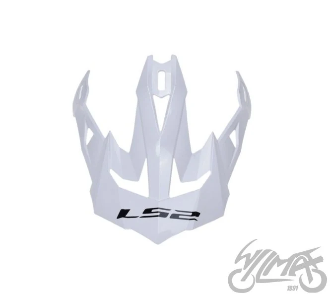 Daszek kasku MX700 glitter white — ujęcie 2