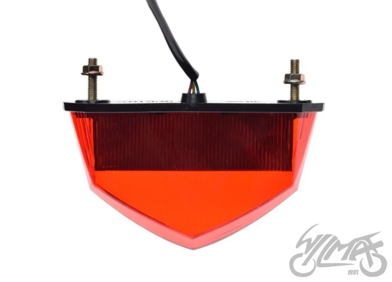 Lampa tylna LED do Derbi Senda, czerwony klosz, 3 przewody — AM9913 — ujęcie 4