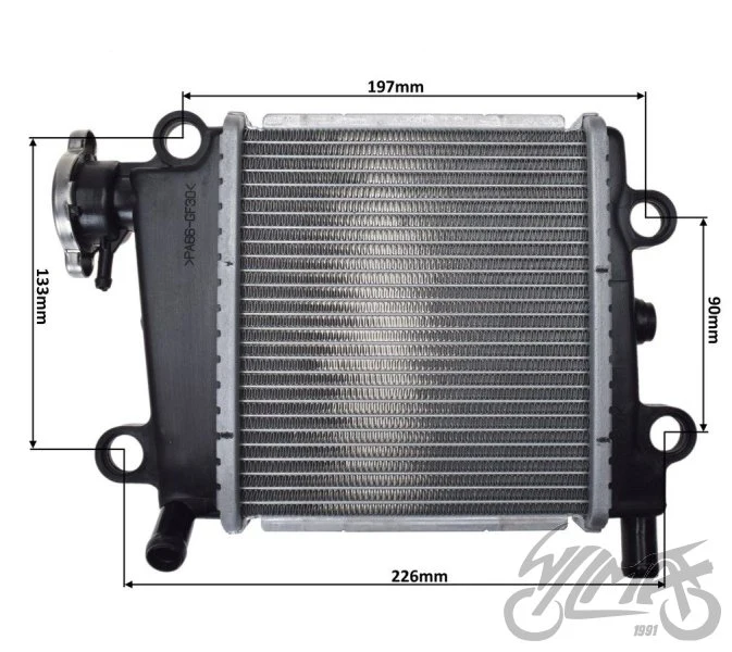 Chłodnica cieczy do Yamahy NMAX 150 GPD 150 — ujęcie 2
