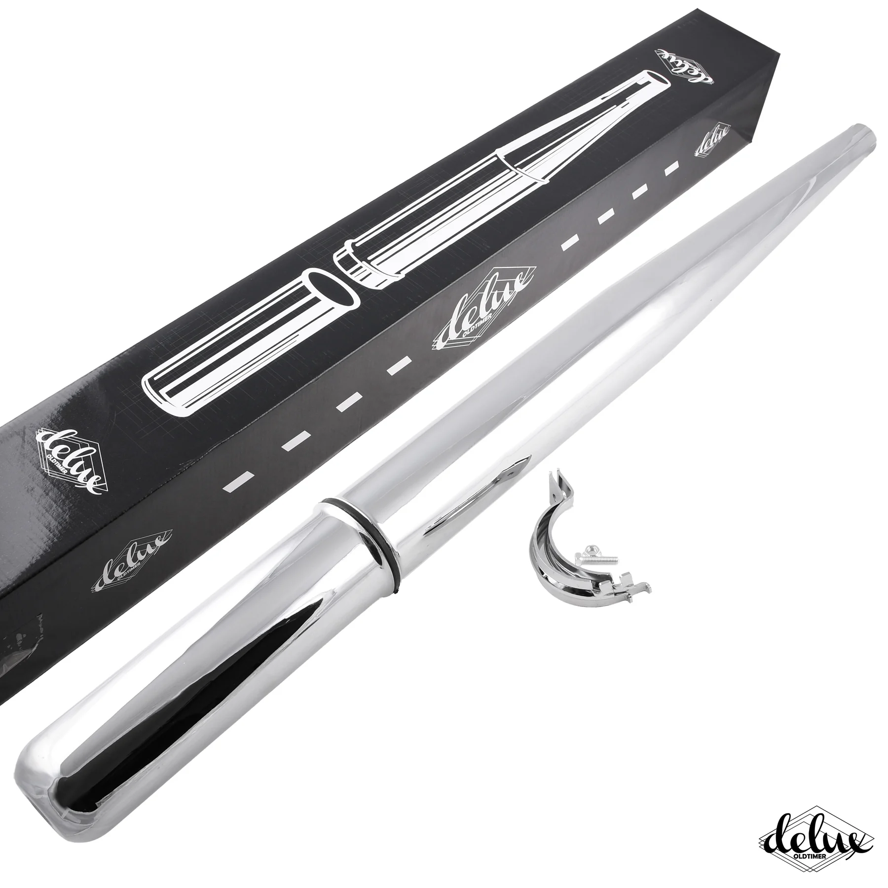 Tłumik Simson chrom 32 mm delux — ujęcie 2