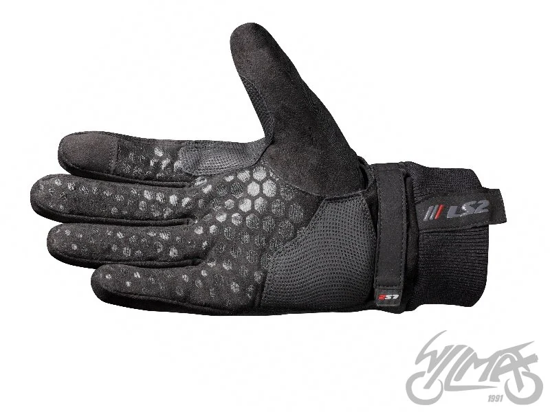 Rękawice motocyklowe LS2 Civis damskie Black — S — ujęcie 2