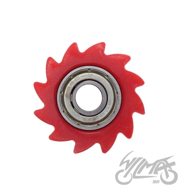 Rolka prowadząca łańcucha 38 mm — otwór 8 mm, czerwona, AW567701 — ujęcie 2