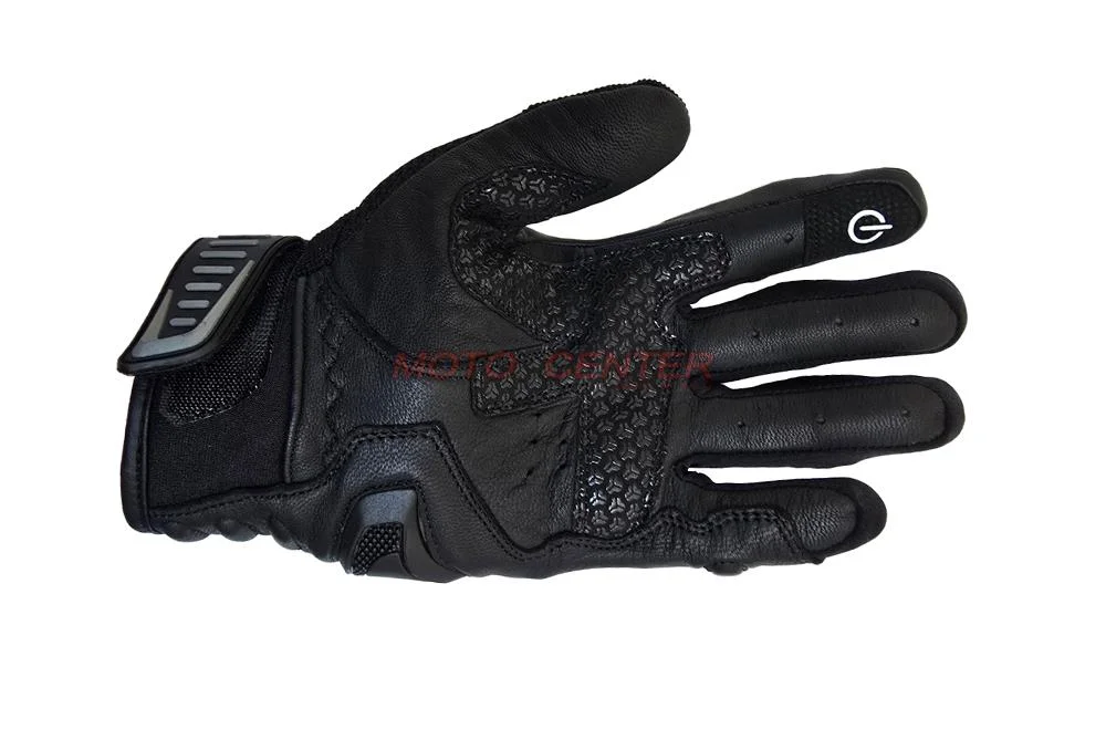 Rękawice tekstylno-skórzane krótkie BLEXX EG-2554 czarne M — ujęcie 4