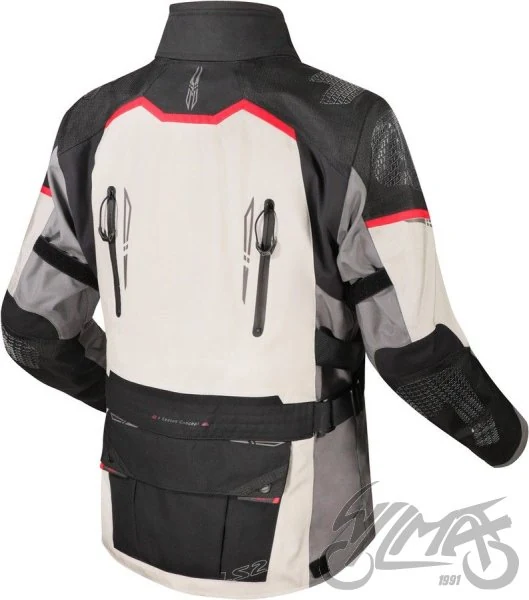 Kurtka LS2 apollo męska grey Black red M — ujęcie 2