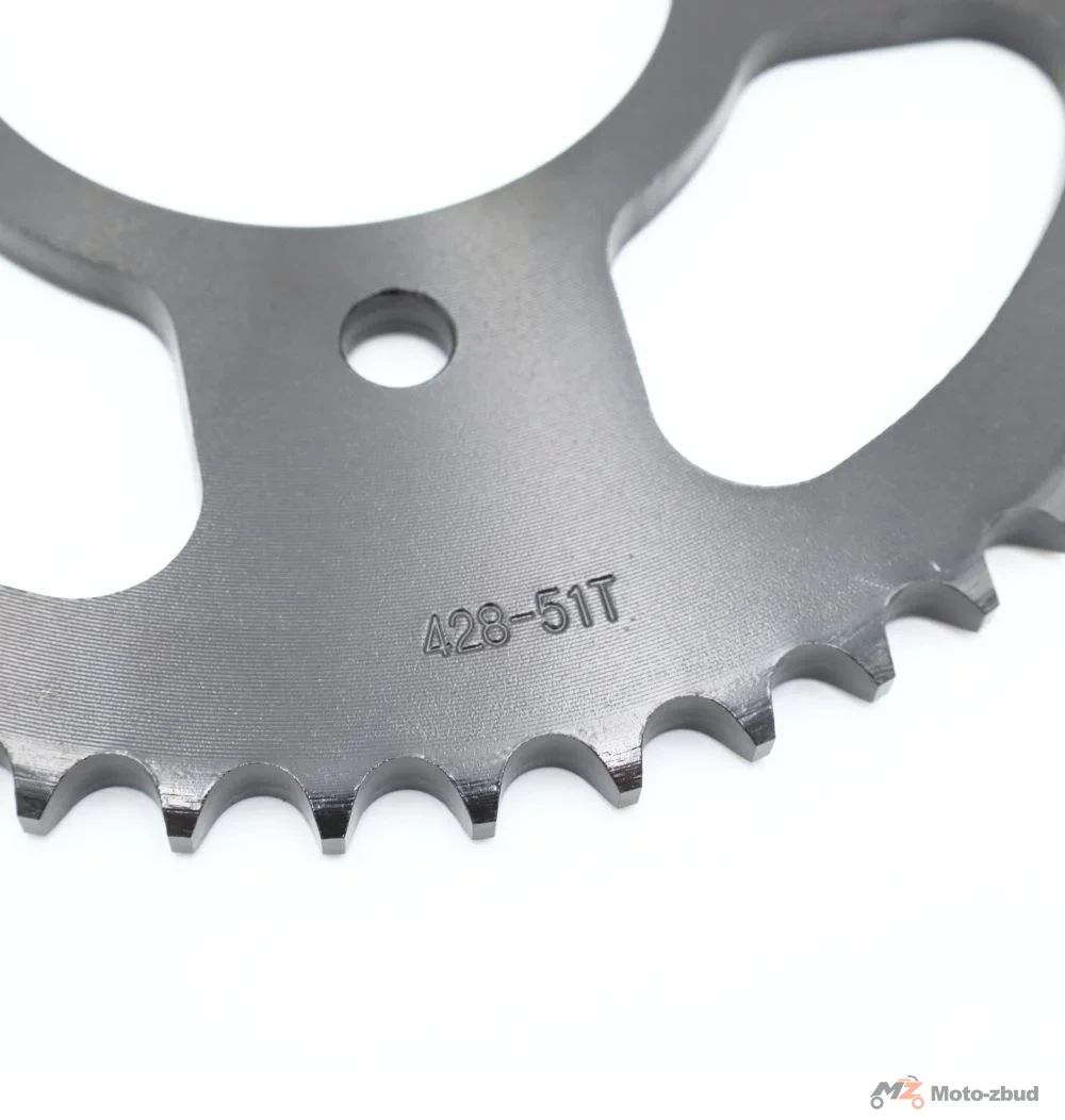 Junak SC125 zębatka Z-51 (H428) napędowa tył (wew.80 mm / 4 otwory / rozstaw śrub 78 mm) — ujęcie 3