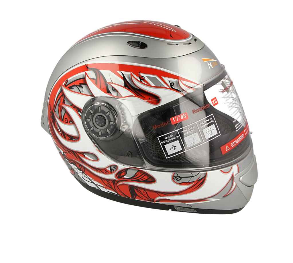 Kask motocyklowy VCAN V170B Grey CH-R – XS — ujęcie 21