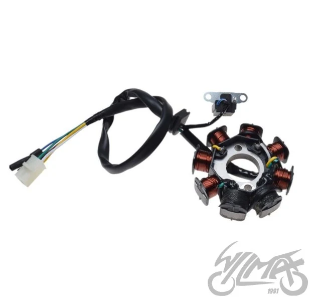 Stator iskrownik 8 cewek GY6