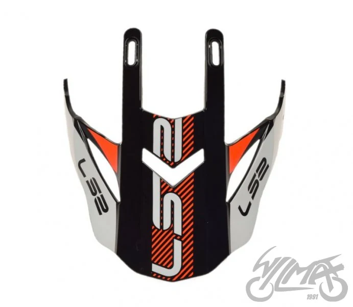 Daszek kasku MX436 evo adventurer black white — ujęcie 2