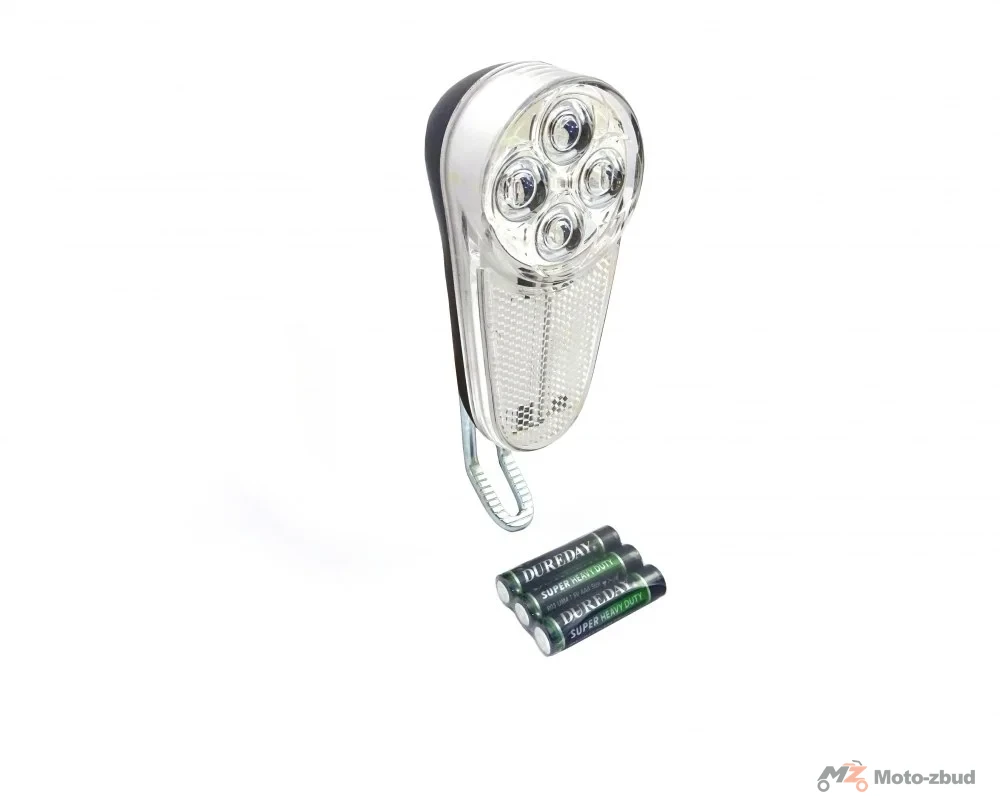 Lampa przód 4 diod.2 funkc. na bat. JY-371