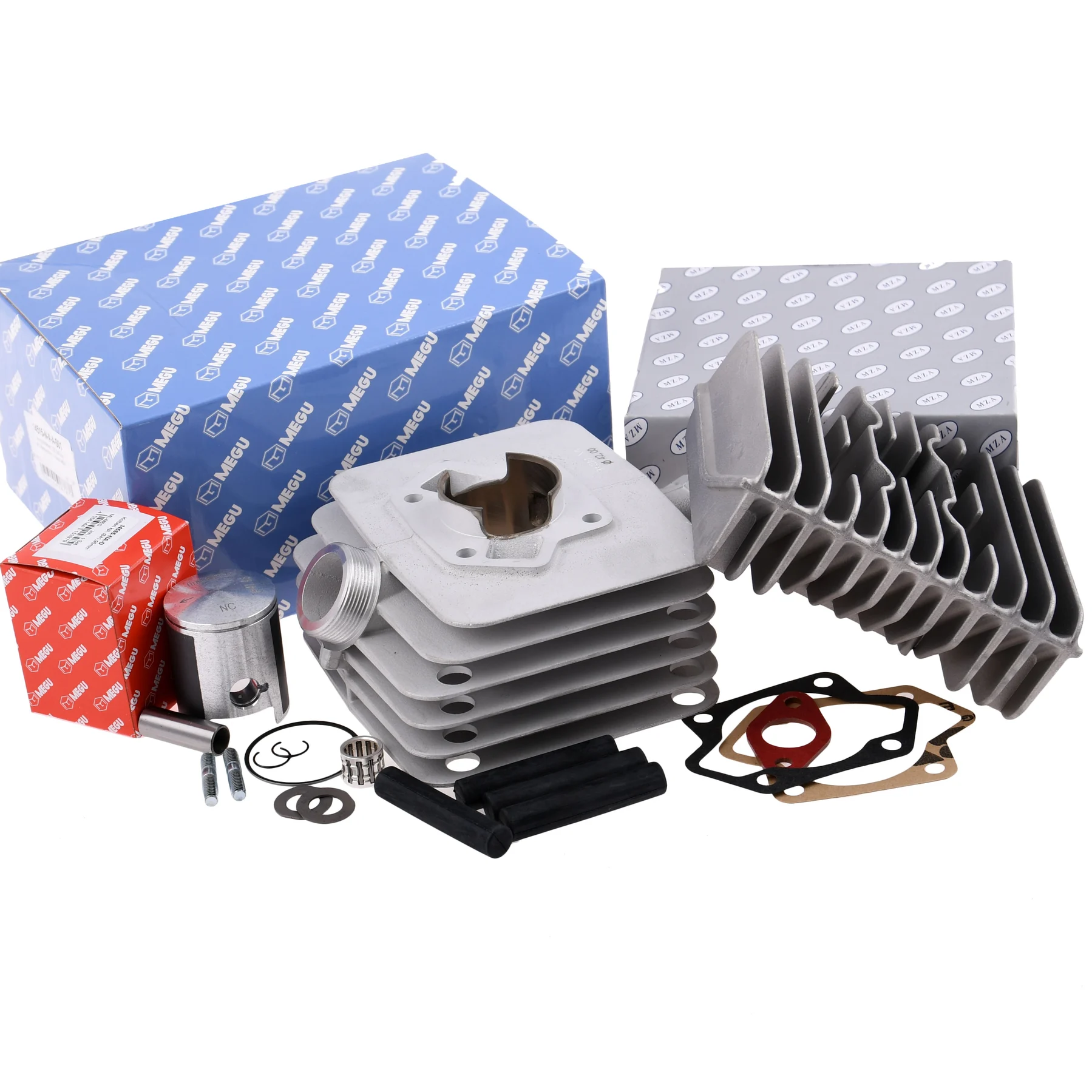 Cylinder Simson Ml-Megu LT60 nicasil + tłok 42 mm + głowica kpl. — ujęcie 2