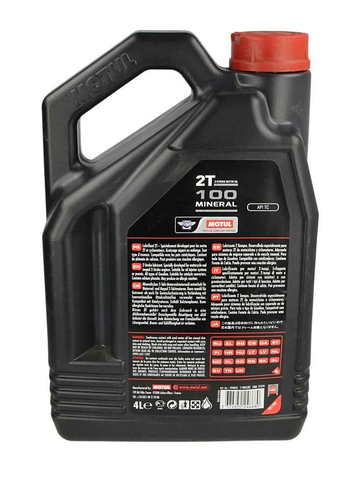 Olej MOTUL 100 2T 4 l MOTUL 104025 — ujęcie 13