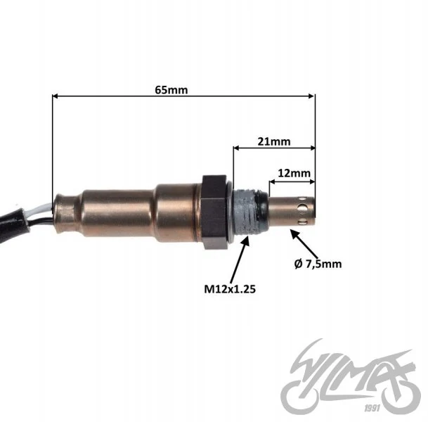 Sonda lambda do Longjia LJ50QT-9M — 325 mm — ujęcie 2