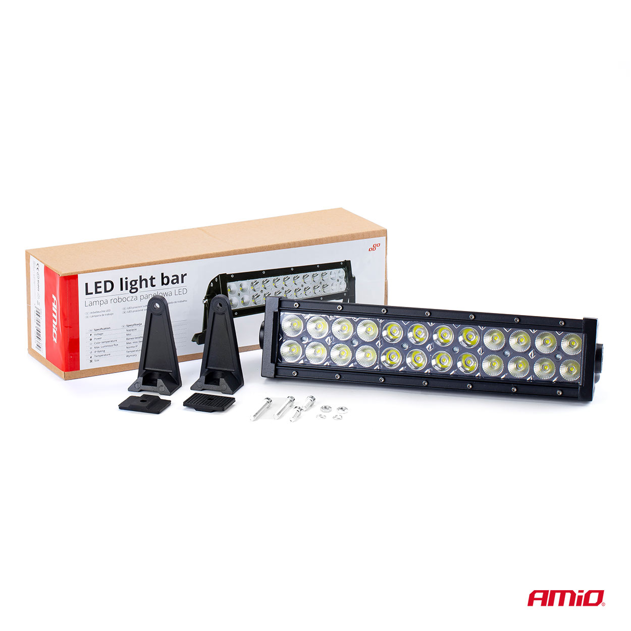 Lampa robocza panelowa LED BAR prosta AWL23 72 W 40 cm 7200lm 12 V 24 V — ujęcie 13
