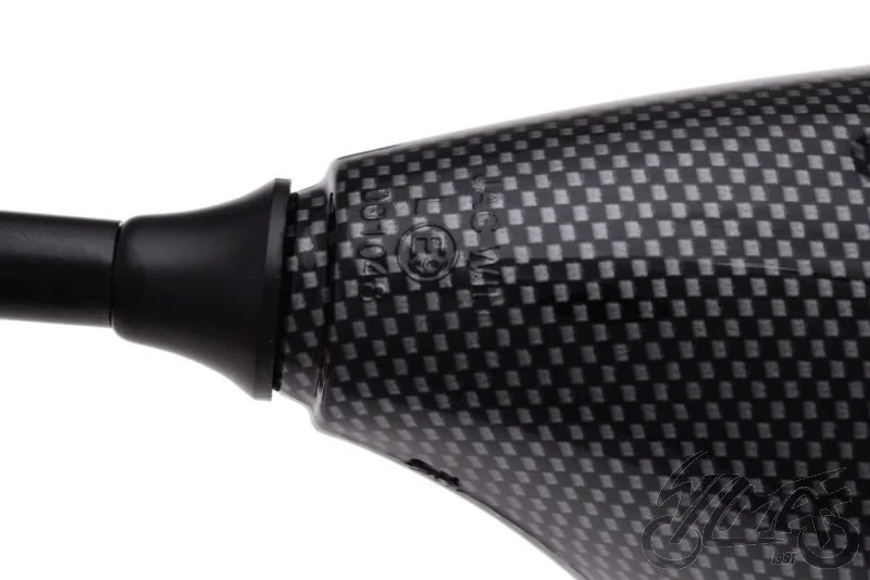 Lusterka trapezowe, carbon — M10 × 1,25, para — ujęcie 4
