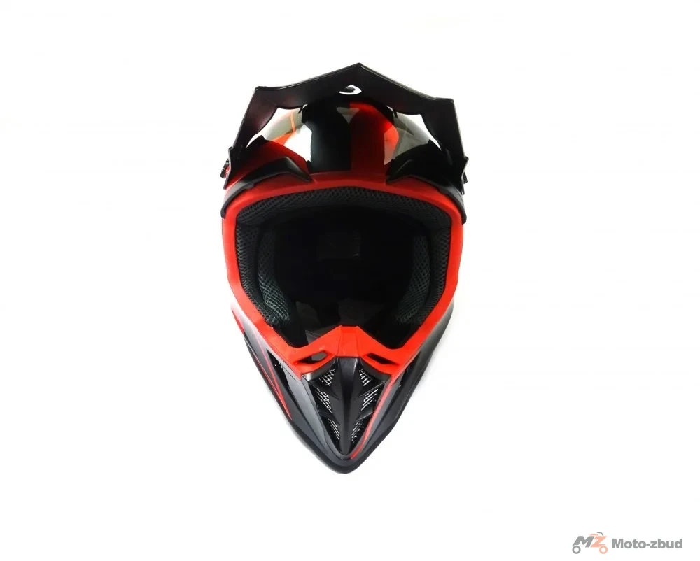 Kask VCAN model V332 XR-7 pro Black-red enduro czarno-czerwony S — ujęcie 2