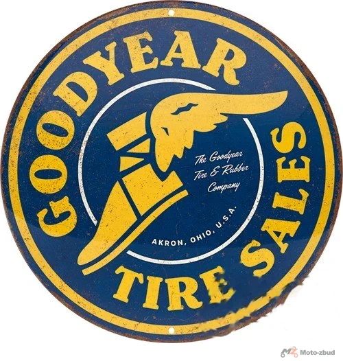 Plakat okrągły 35 cm Goodyear tire sales 25119