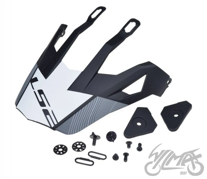 Daszek MX702 hill matt black white