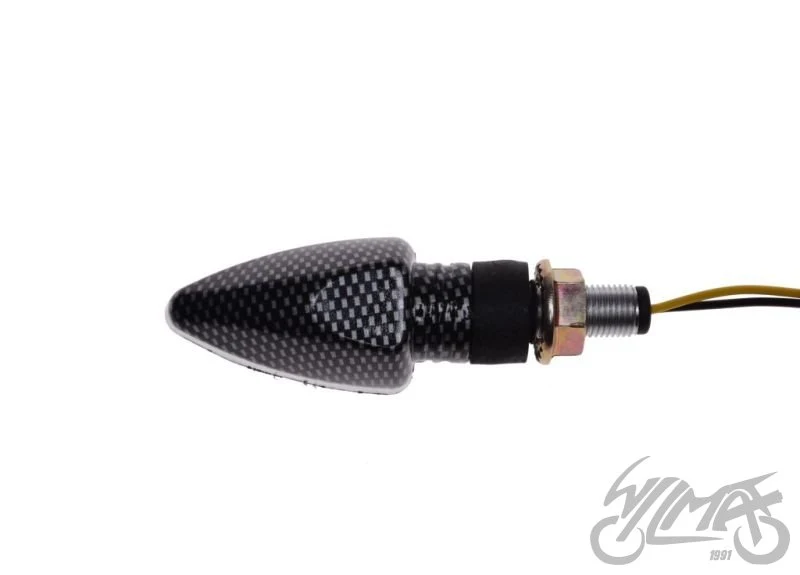 Kierunkowskaz LED 12 V 1 W, prawy tył, carbon — AM1325P — ujęcie 2