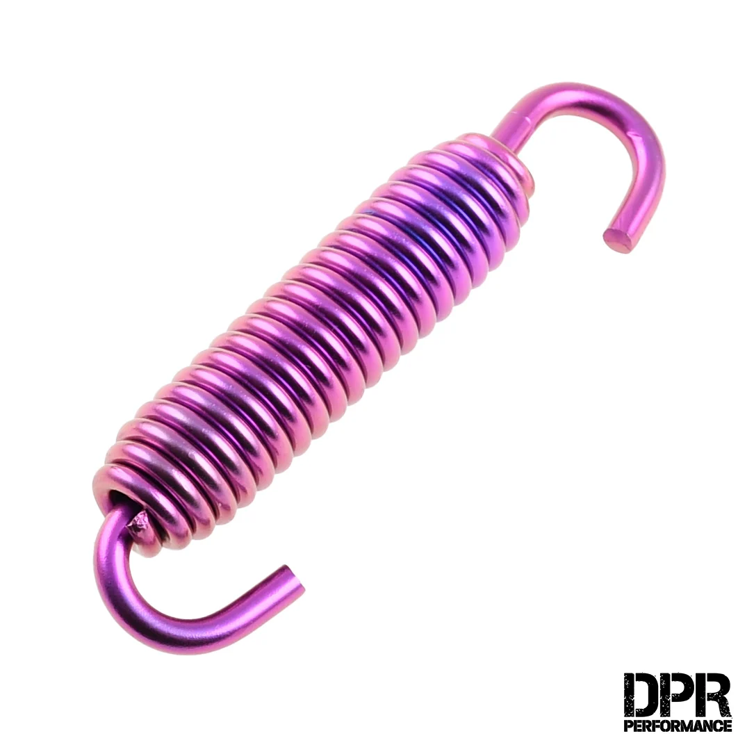 Sprężyna wydechu uniwersalna 35/60 mm tytanowa purple DPR Performance — ujęcie 1