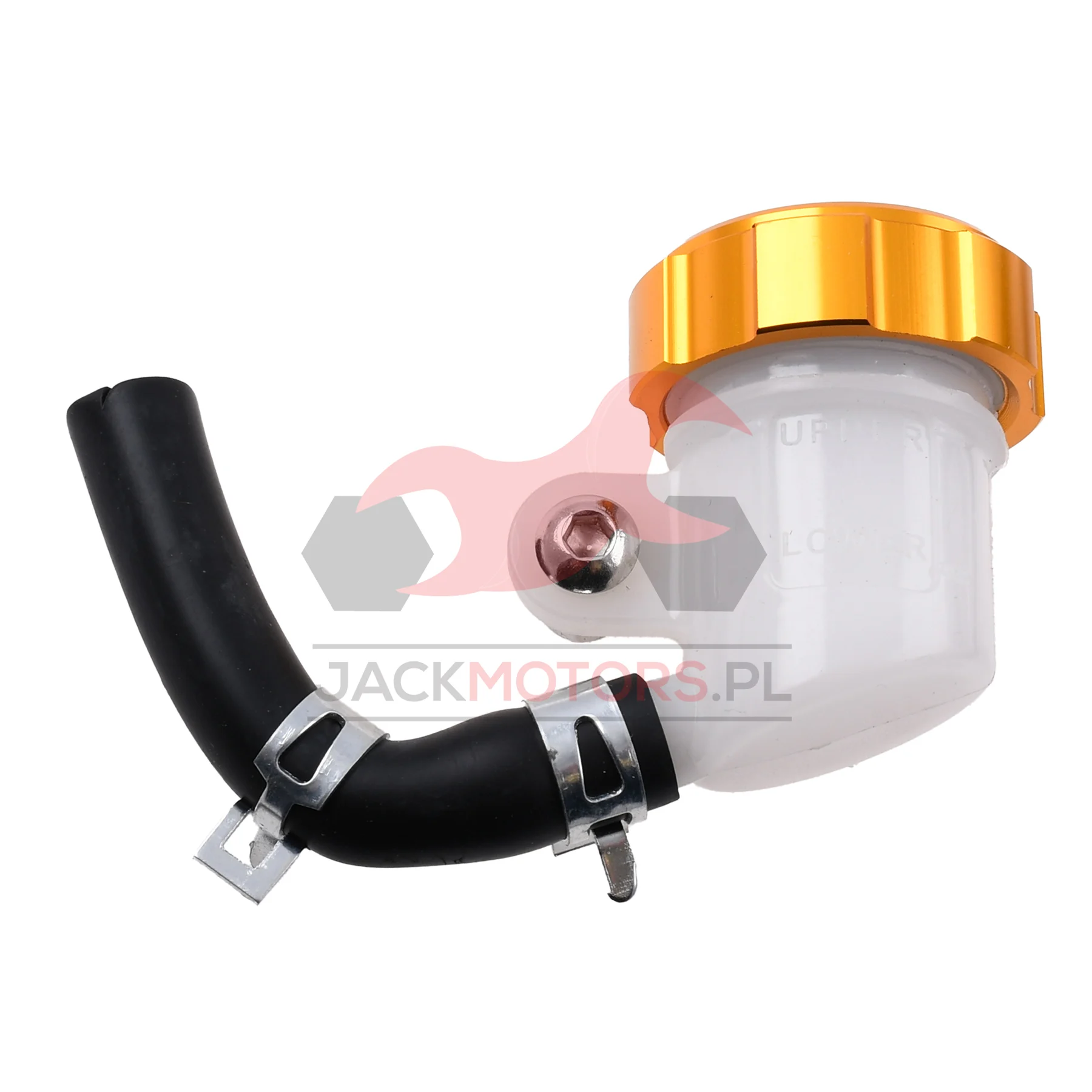 Zbiorniczek płynu hamulcowego VOCA racing aluminium CNC złoty — ujęcie 1
