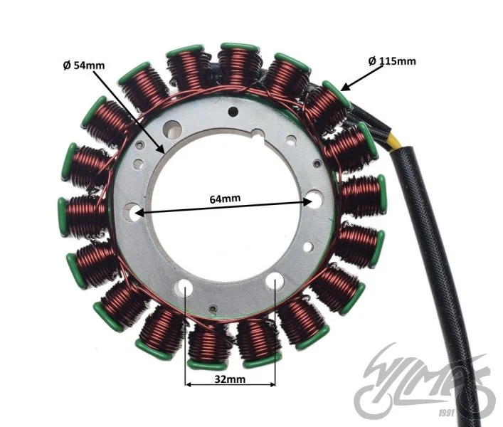 Stator 18 cewek do Suzuki vl 800 volusia 01-05 — ujęcie 2