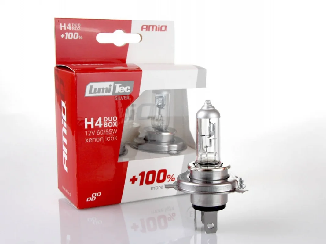 Żarówka H4 12V 60/55W LumiTec Silver +100% Xenon Look 2szt. — ujęcie 4