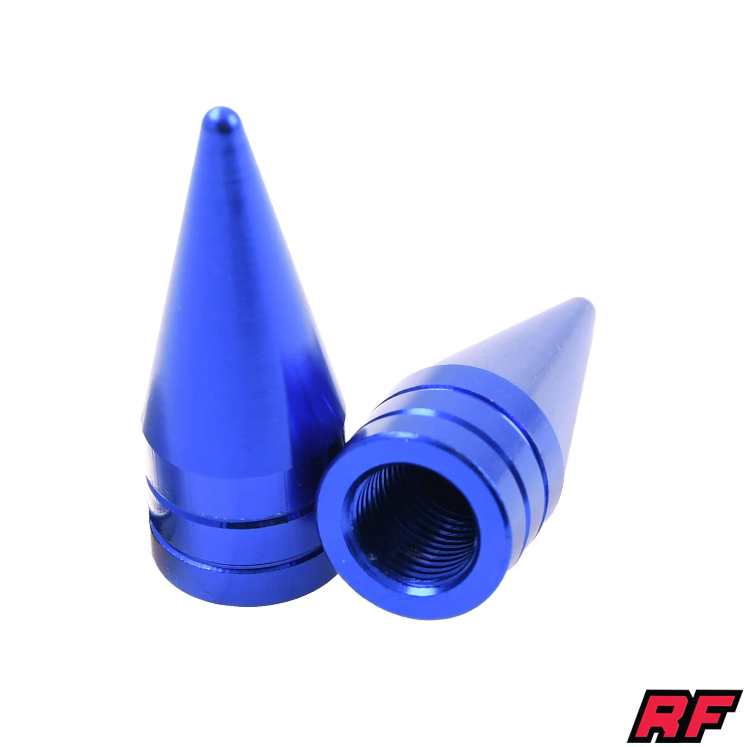 Nakrętka wentyla Racing Force cone niebieska 2szt — ujęcie 1