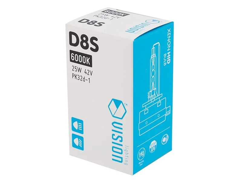 Żarnik Xenon D8S 6000K 42V 25W VISON — ujęcie 2