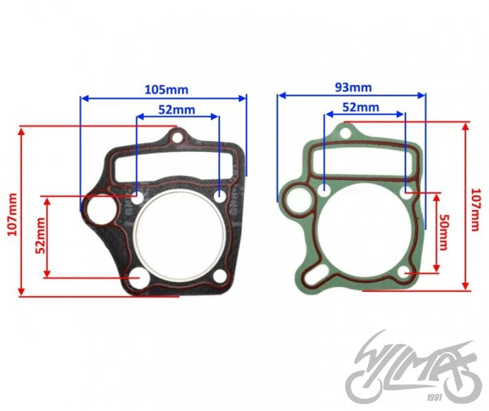 Uszczelka cylindra silnik 154FMI — ujęcie 2