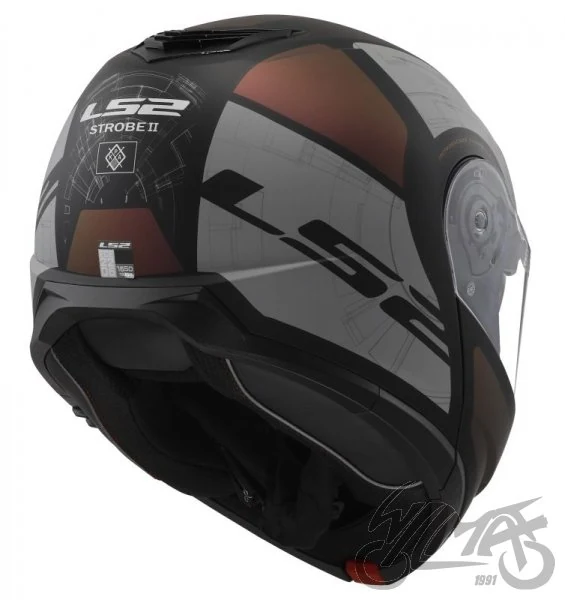 Kask szczękowy LS2 FF908 Strobe II Orion Matt Black Purple Blue — M — ujęcie 4