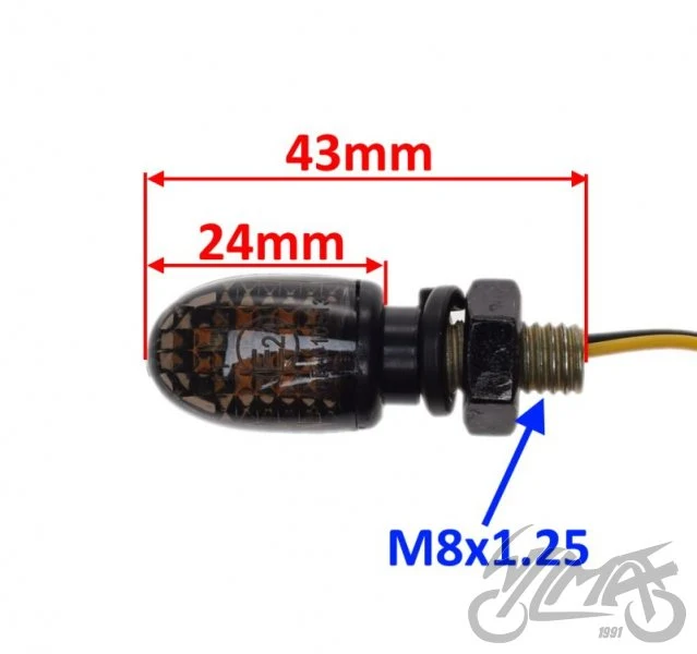 Kierunkowskazy LED mini — AM1460 — para — ujęcie 2