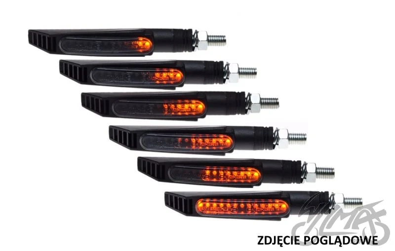 Kierunkowskazy LED sekwencyjne, carbon — para AM1432CA — ujęcie 5