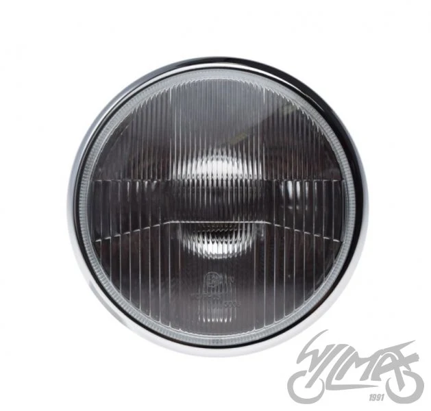 Czarna lampa H4 P43T z chromowaną ramką — AW24382 — ujęcie 2